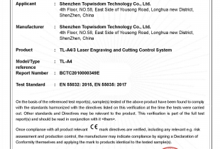 TL-A4/A3 CE Certificate